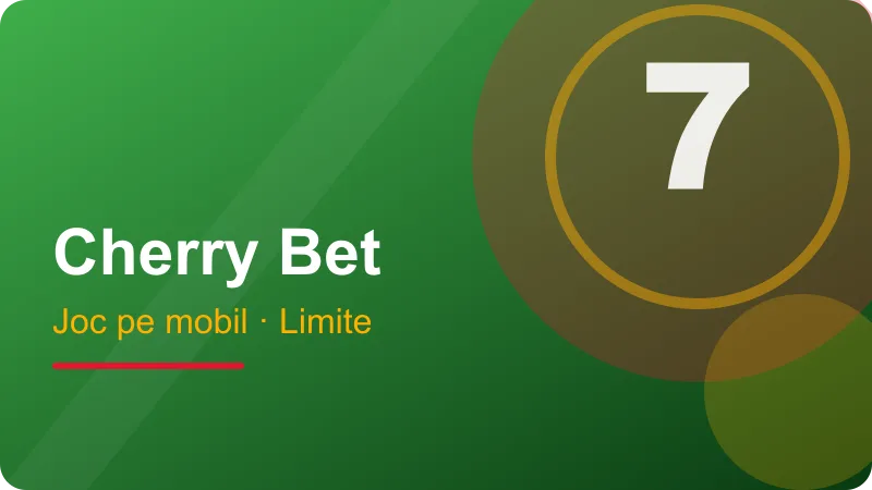 Cherry Bet – Joc responsabil la Cherry Bet Casino Joc responsabil la Cherry Bet Casino – ilustrație pentru secțiunea Cherry Bet
